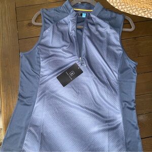 PGA Tour Blue design sleeveless top